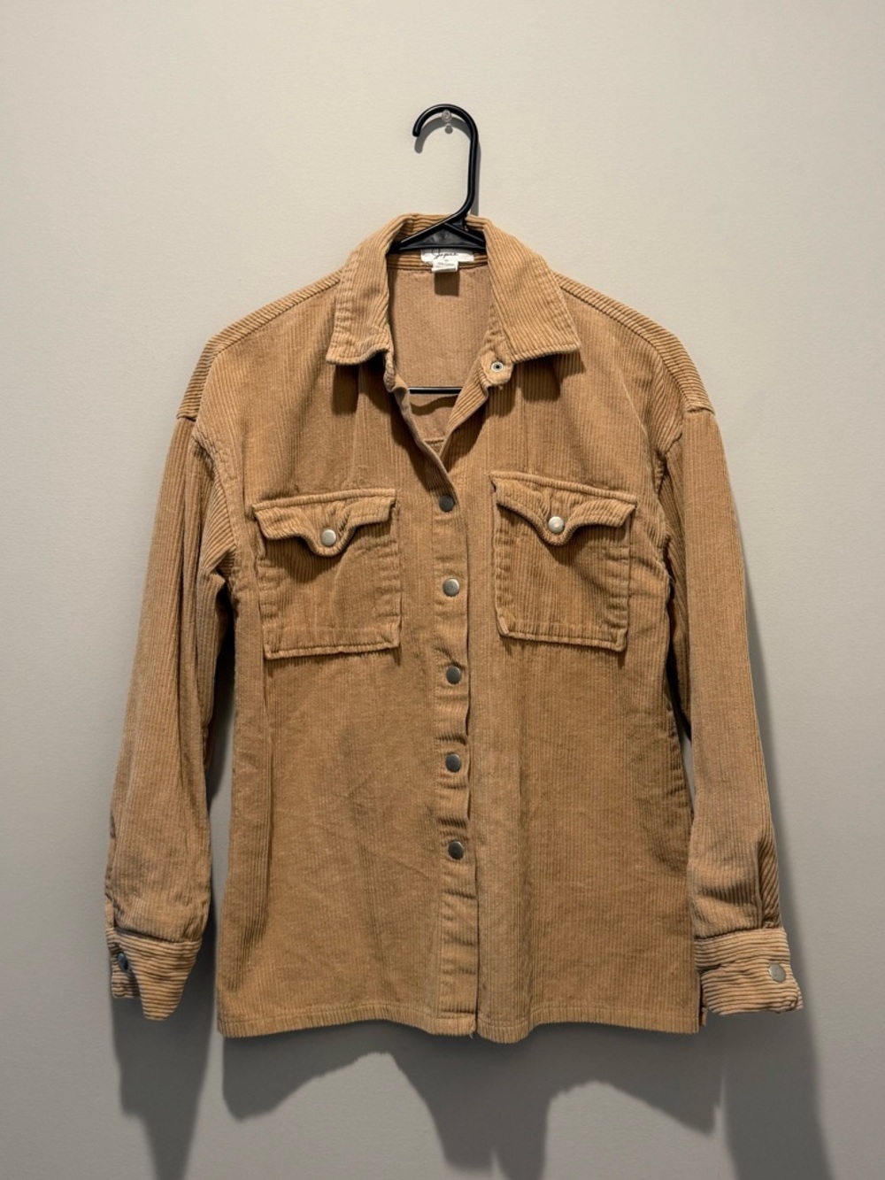 Japna Beige Corduroy Shirt